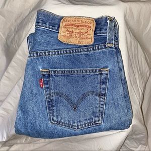 Levi’s 501 style blue jeans straight leg waist W29 L30